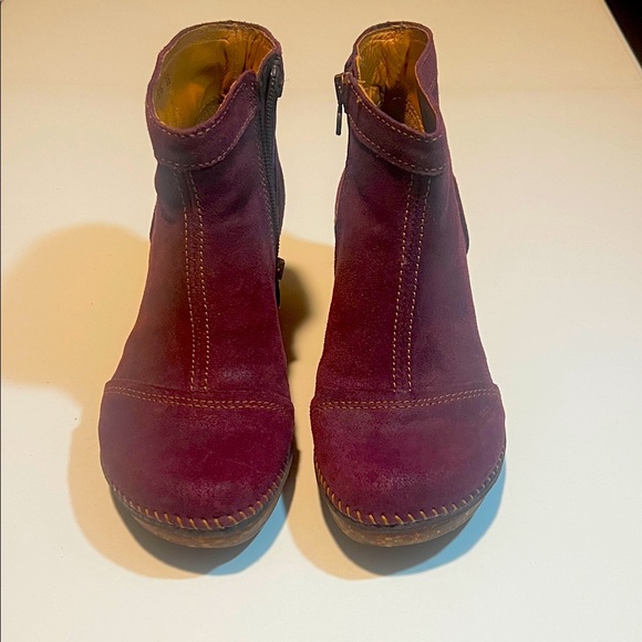 The art company Women's Purple Suede Ankle Boots Size 36 eu - Picture 1 of 10
